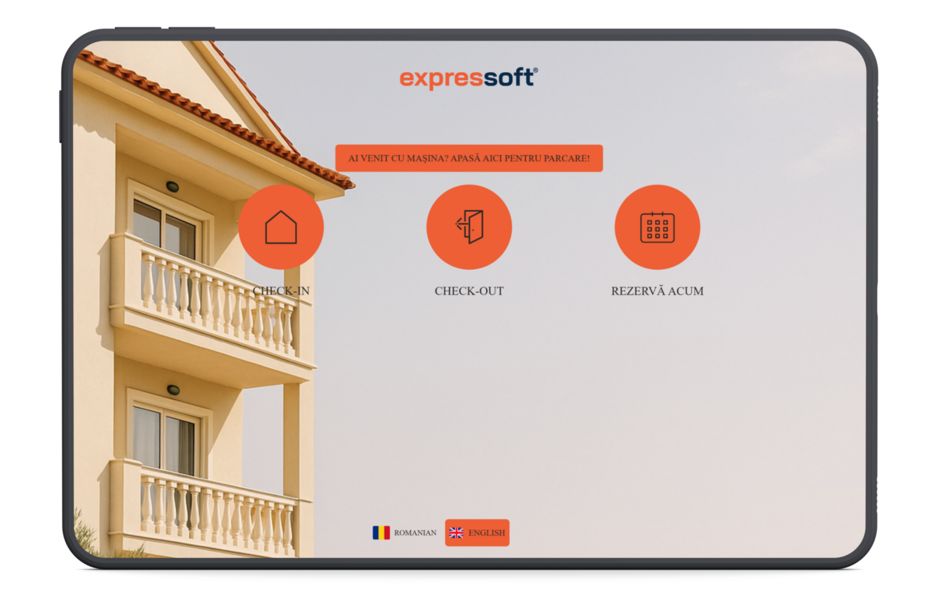 kiosk checkin checkout expressoft hote