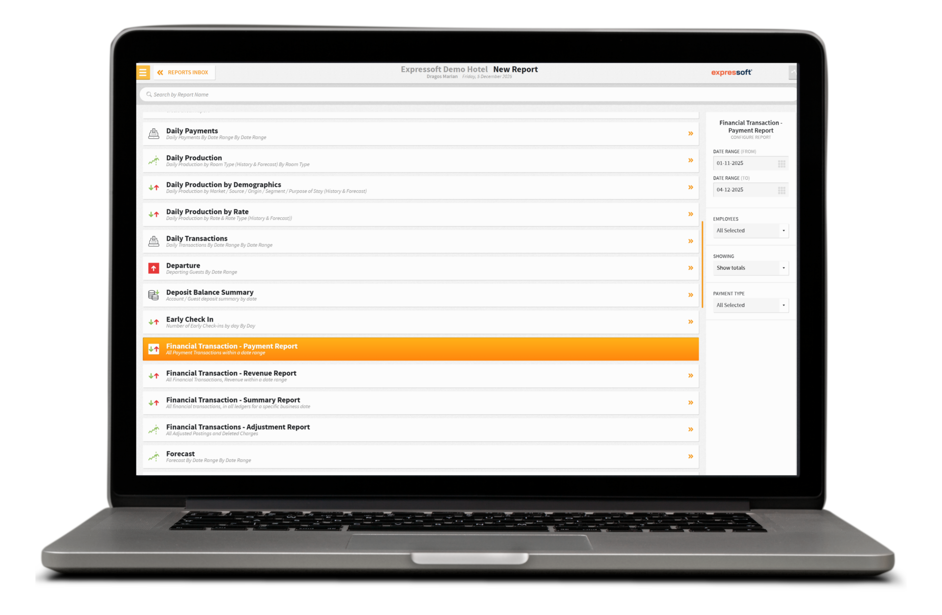 rapoarte online soft hotel expressoft.