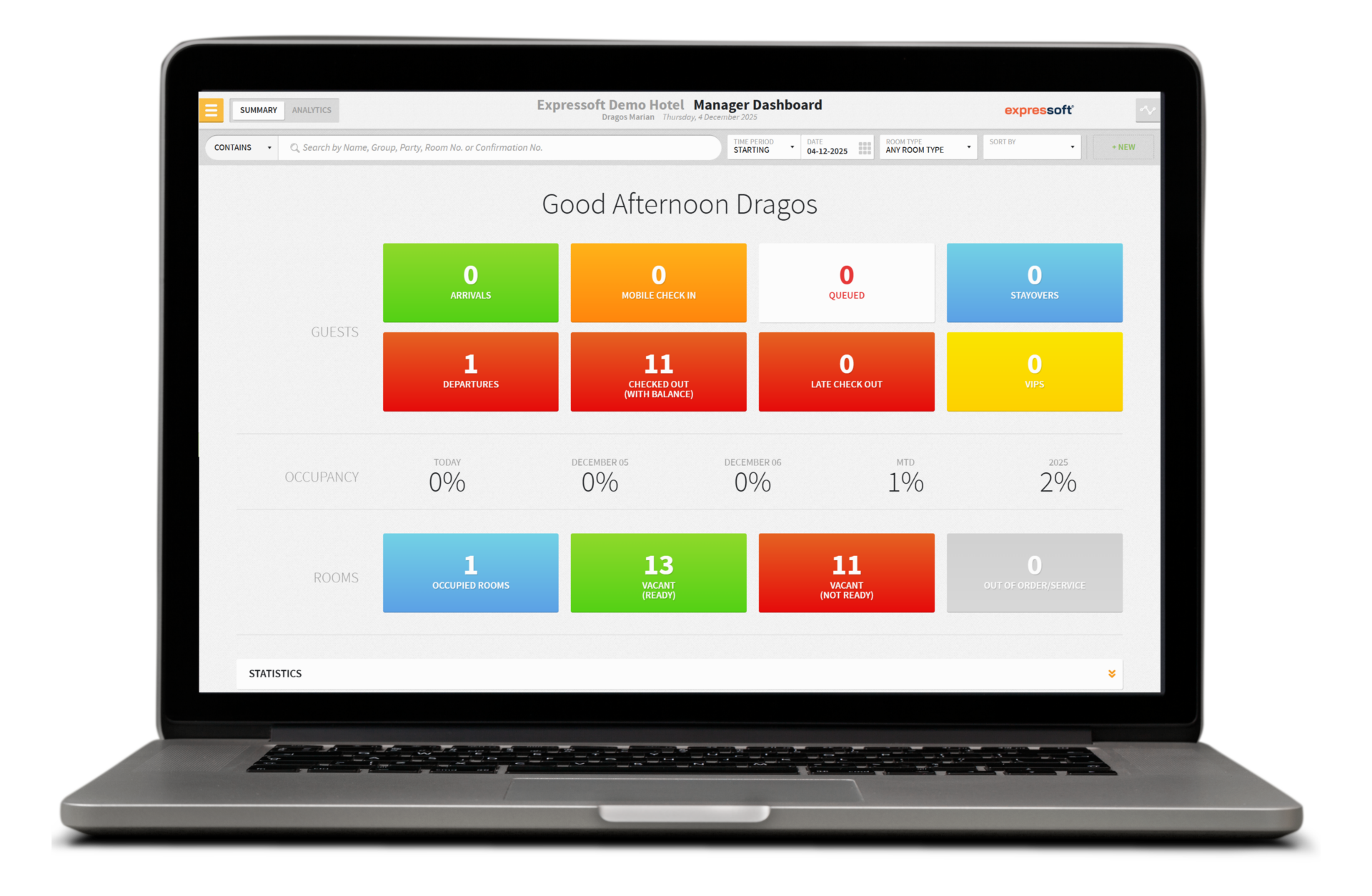 PMS gestiune hoteliera